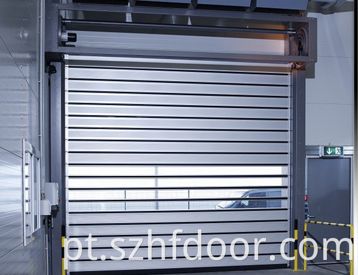 PVC fast rolling shutter door